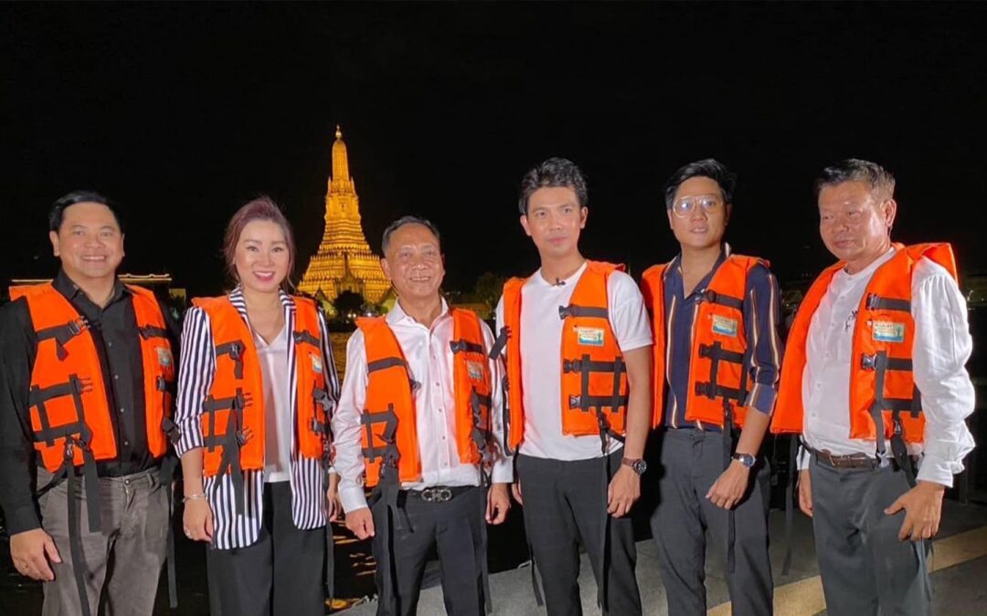 สมาคมการค้าธุรกิจในแม่น้ำเจ้าพระยาให้การต้อนรับประธานสภาอุตสาหกรรมท่องเที่ยวแห่งประเทศไทย